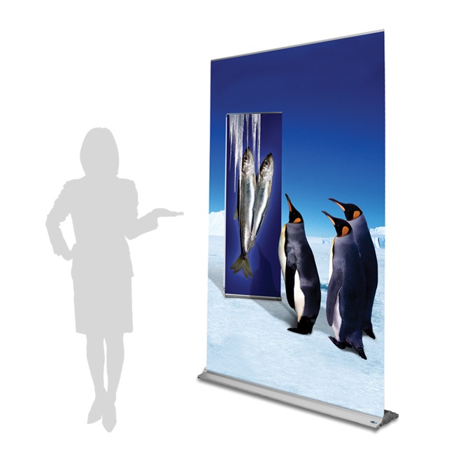 Roll Up Classic 39" w Banner Stand